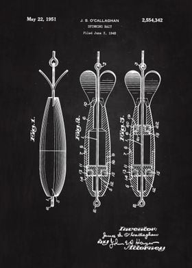 1951 Spinning Bait Patent