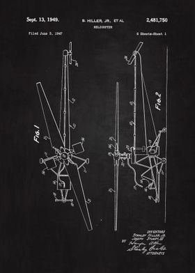 1949 Helicopter Patent Art