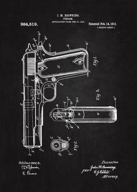 1911 Firearms Patent
