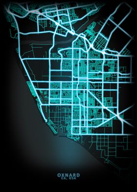 Neon Like Glow City Map-preview-1