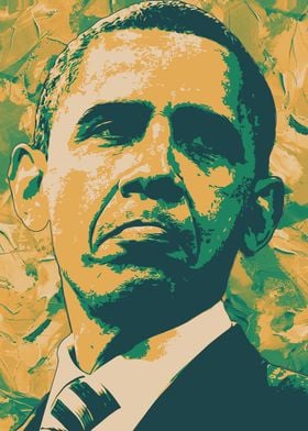 Barrack Obama Painting art