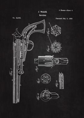 1859 Revolver Patent