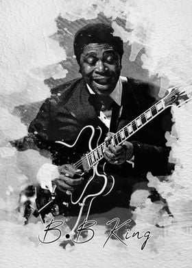 BB King watercolor