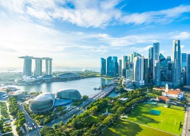 Singapore City Skyline