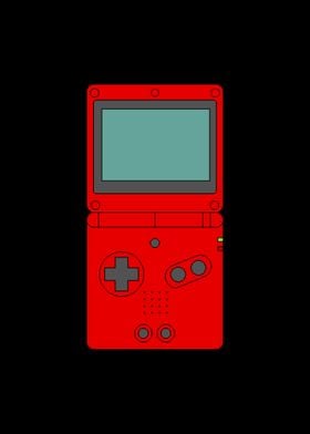 Pixel Game Boy Advance SP