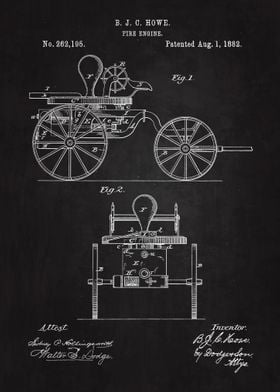 1882 Fire Engine Patent