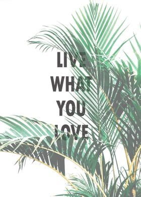 Live what yu love