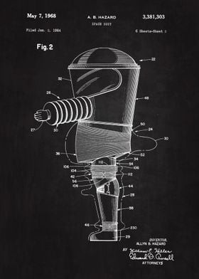 1968 Space Suit Patent Art