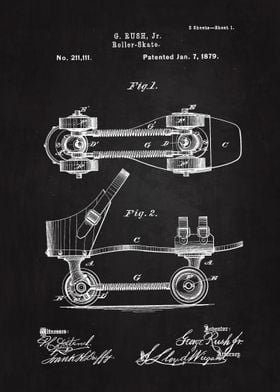 1879 Roller Skates