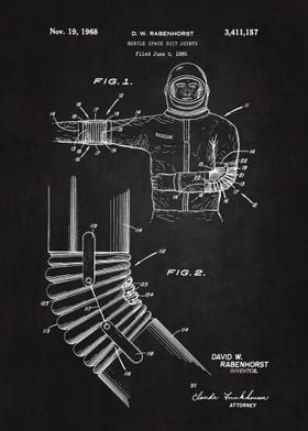 1968 Space Suit Patent