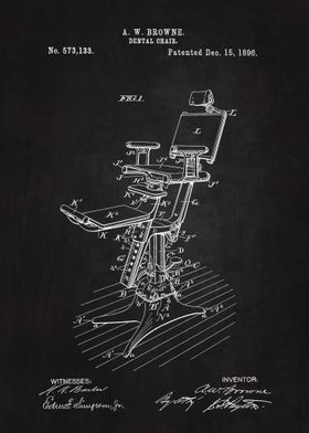 1896 Dental Chair Art