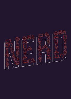Nerd lettering
