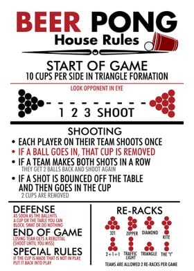 BEER PONG House Rules
