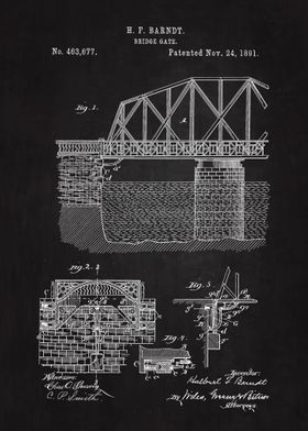 1891 Bridge Gate Patent