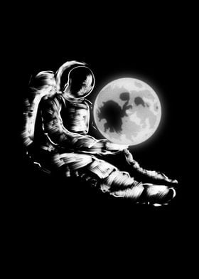 Astronaut Moon Spaceman