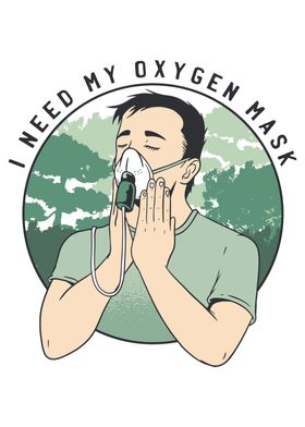 Funny oxygen mask