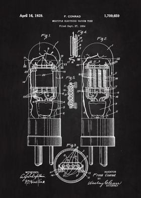 1929 Vaccum Tube Patent