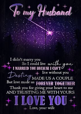 To my Husband