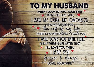 To my Husband