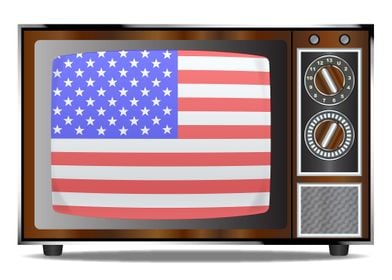 Old Glory Television Set