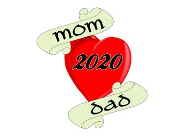 Mom and Dad 2020 Heart