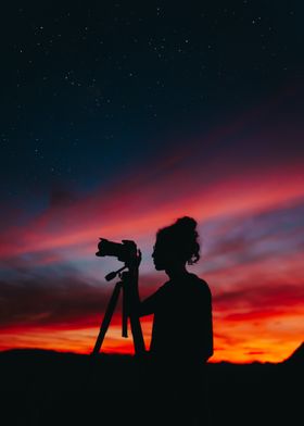 Photographing The Sunset