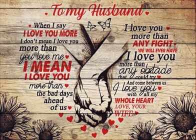 To my Husband