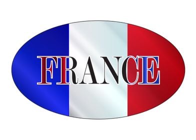 French Isolated Rugby Ball