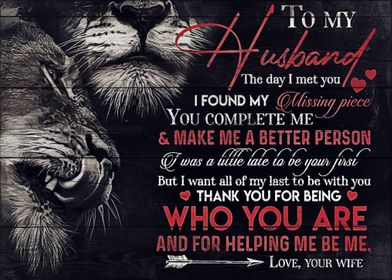 To My Husband