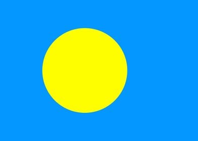 National Flag of Palau