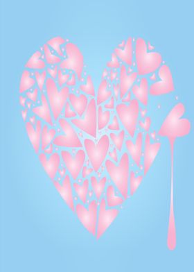 Broken Pink Heart