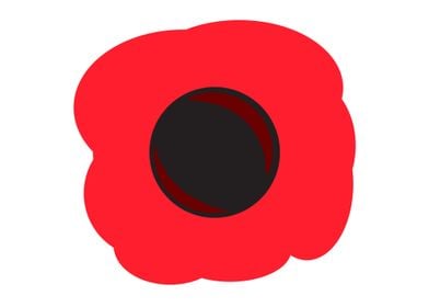 Red Poppy Remembrance Icon