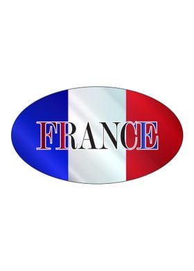 French Isolated Rugby Ball