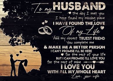 To My Husband