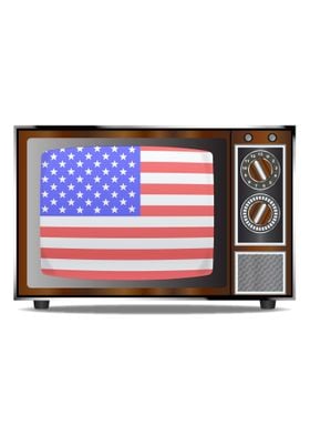 Old Glory Television Set