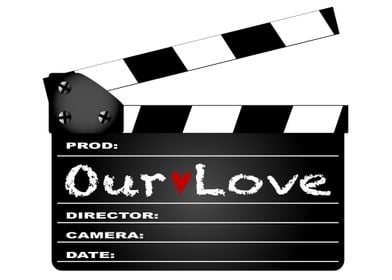 Our Love Clapper Board