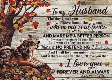 To my Husband