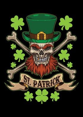 Bearded Leprechaun Skull