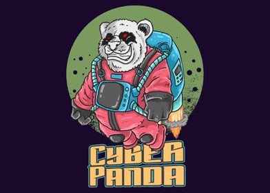 Astronaut Cyber Panda