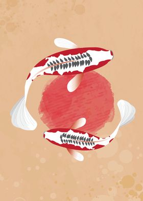 Fish Koi Illustration