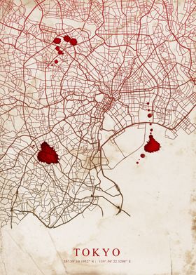 Tokyo Old Map