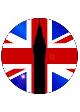 Union Jack Button