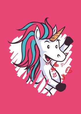 Valentines unicorn