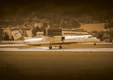 Innsbruck Airport landing