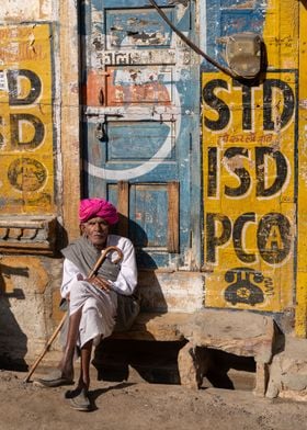 Old man in turban