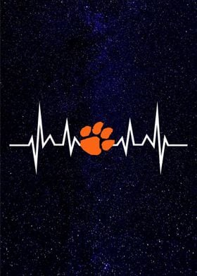 heartbeat clemson tigers