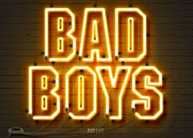 Bad Boys neon sign