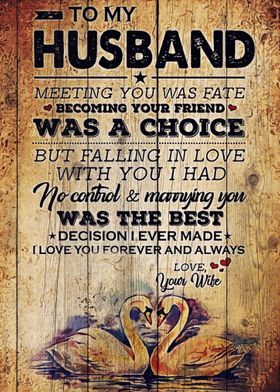 To my Husband