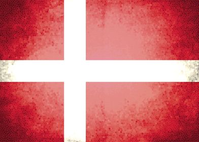 Denmark vintage flag