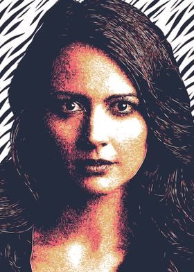 Amy Acker Painting Art